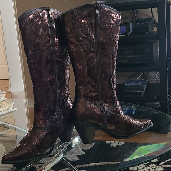 🚺 Ladies Western Boots size 10 - Picture 13 of 14